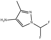 1-(difluoromethyl)-3-methyl-1H-pyrazol-4-amine Struktur