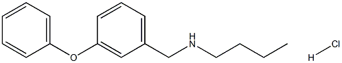 butyl[(3-phenoxyphenyl)methyl]amine hydrochloride Struktur