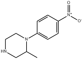 2-methyl-1-(4-nitrophenyl)piperazine Struktur