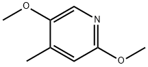 2,5-Dimethoxy-4-methyl-pyridine Struktur