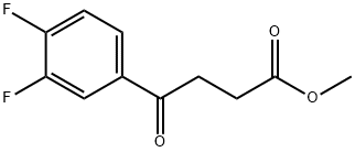 METHYL 4-(3,4-DIFLUOROPHENYL)-4-OXOBUTANOATE Struktur