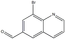 8-bromoquinoline-6-carbaldehyde Struktur