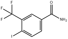 4-Iodo-3-trifluoromethyl-benzamide Struktur