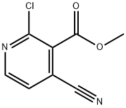 METHYL 2-CHLORO-4-CYANONICOTINATE Struktur