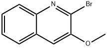 2-BROMO-3-METHOXYQUINOLINE Struktur