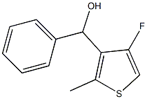 (4-FLUORO-2-METHYLTHIOPHEN-3-YL)(PHENYL)METHANOL Struktur