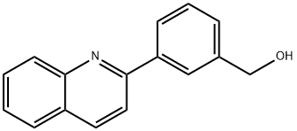 (3-(QUINOLIN-2-YL)PHENYL)METHANOL Struktur