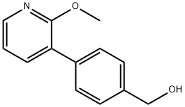 (4-(2-METHOXYPYRIDIN-3-YL)PHENYL)METHANOL Struktur