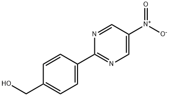 (4-(5-NITROPYRIMIDIN-2-YL)PHENYL)METHANOL Struktur