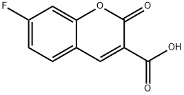 7-fluoro-2-oxo-2H-chromene-3-carboxylic acid Struktur