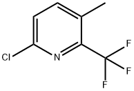 6-chloro-3-methyl-2-(trifluoromethyl)pyridine Struktur