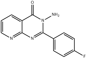 3-AMINO-2-(4-FLUOROPHENYL)PYRIDO[2,3-D]PYRIMIDIN-4(3H)-ONE Struktur