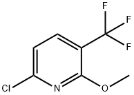 Pyridine, 6-chloro-2-methoxy-3-(trifluoromethyl)- Struktur