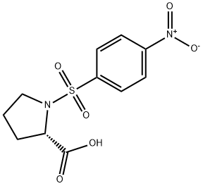 ((4-nitrophenyl)sulfonyl)proline Struktur