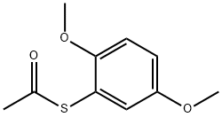 S-(2,5-DIMETHOXYPHENYL) ETHANETHIOATE Struktur