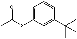 S-(3-(TERT-BUTYL)PHENYL) ETHANETHIOATE Struktur