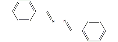 bis(4-methylbenzylidene)hydrazine Struktur