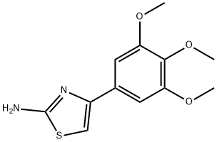 4-(3,4,5-trimethoxyphenyl)thiazol-2-amine Struktur