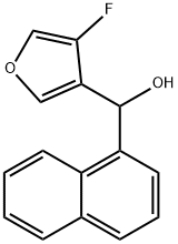 (4-FLUOROFURAN-3-YL)(NAPHTHALEN-1-YL)METHANOL Struktur