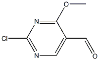 2-Chloro-4-methoxypyrimidine-5-carbaldehyde Struktur