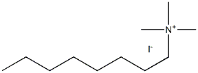 1-Octanaminium, N,N,N-trimethyl-, iodide Struktur