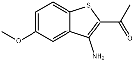 1-(3-AMINO-5-METHOXYBENZO[B]THIOPHEN-2-YL)ETHANONE Struktur