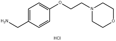 (4-(2-Morpholinoethoxy)phenyl)methanamine hydrochloride Struktur