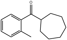 CYCLOHEPTYL(O-TOLYL)METHANONE Struktur