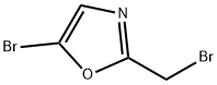 5-BROMO-2-(BROMOMETHYL)OXAZOLE Struktur