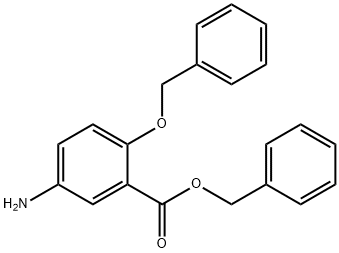 Benzyl 5-Amino-2-(benzyloxy)benzoate Structure