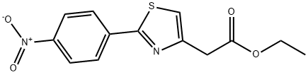 ETHYL 2-(2-(4-NITROPHENYL)THIAZOL-4-YL)ACETATE Struktur