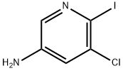 5-Chloro-6-iodo-pyridin-3-ylamine Struktur