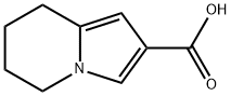 5,6,7,8-tetrahydroindolizine-2-carboxylic acid Struktur