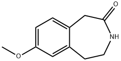 7-METHOXY-4,5-DIHYDRO-1H-BENZO[D]AZEPIN-2(3H)-ONE Struktur