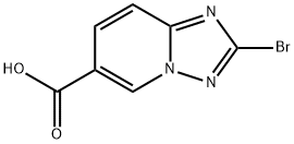 2-Bromo-[1,2,4]triazolo[1,5-a]pyridine-6-carboxylic acid Struktur