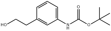 3-N-Boc-aminophenethyl alcohol Struktur