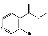 methyl 3-bromo-5-methylpyridine-4-carboxylate Struktur