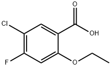 5-CHLORO-2-ETHOXY-4-FLUOROBENZOIC ACID, 1805820-29-4, 結(jié)構(gòu)式