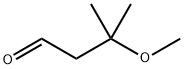 Butanal, 3-methoxy-3-methyl- Struktur