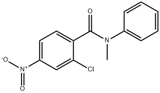 2-Chloro-N-methyl-4-nitro-N-phenylbenzamide, 97% Struktur