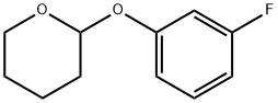 2-(3-Fluoro-phenoxy)-tetrahydro-pyran Struktur