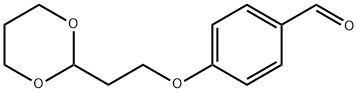 Benzaldehyde, 4-[2-(1,3-dioxan-2-yl)ethoxy]- Struktur