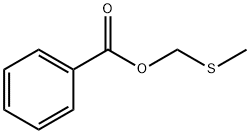 Methanol, (methylthio)-, benzoate Struktur