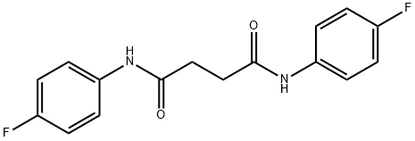 N,N'-bis(4-fluorophenyl)succinamide Struktur