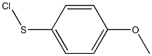 Benzenesulfenyl chloride, 4-methoxy- Struktur