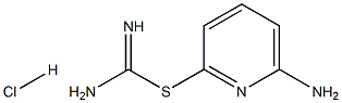 6-Aminopyridin-2-yl carbamimidothioate hydrochloride Struktur