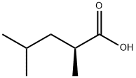 (S)-2,4-dimethylpentanoic acid Struktur