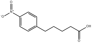 Benzenepentanoic acid,4-nitro- Struktur