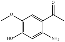 1-(2-Amino-4-hydroxy-5-methoxy-phenyl)-ethanone Struktur