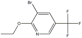 3-Bromo-2-ethoxy-5-(trifluoromethyl)pyridine Struktur